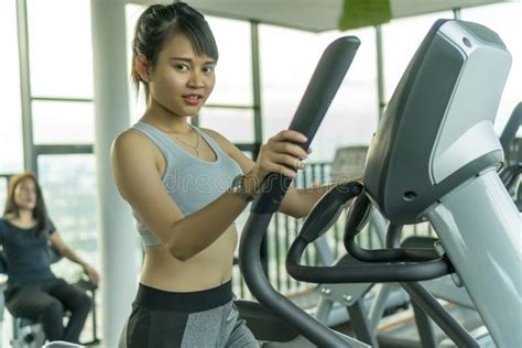 cute asian girl at the gym stock image image of field 174719255