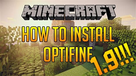 Optifine 19 Download Tutorial And Link Youtube
