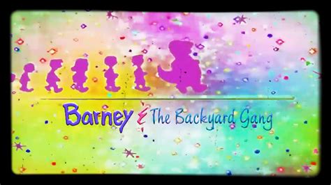 Barney And The Backyard Gang Title Card With 8mm Youtube
