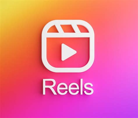 Reels Instagram Logo New Feature Social Media App D Rendering