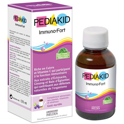 Pediakid Immuno Fort 125ml Bottle Kuantokusta