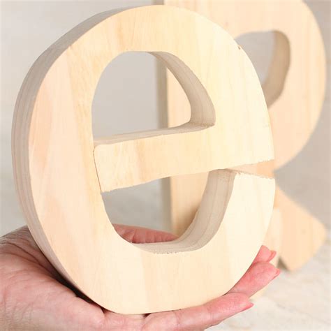 Large Unfinished Chunky Wood Standing Easter Letters Word And