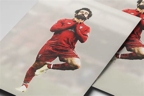 Mohamed Salah Poster Liverpool Posters Salah Print Etsy