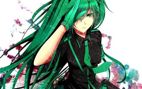 With green hair (of any shades) male. Anime Green Hair Girl #Manga #Illustration #Anime | Anime ...