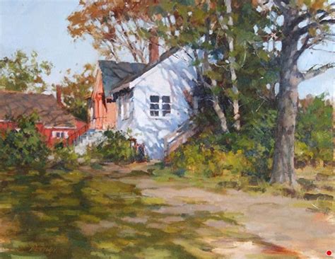Rural Landscape Paintingprimitive Country House Paintingrealistic