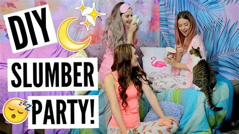 Diy Slumber Party Games Treats More Youtube