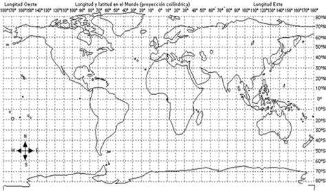 Top Imagen Planisferio Con Coordenadas Geograficas Sin Nombres Thptletrongtan Edu Vn