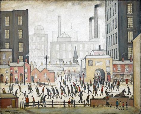 Lowry.the fixture, which lowry later depicted in his painting manchester city vs sheffield united (1938), was one of a number of times he attended maine road. Lowry Career Retrospective - New Bond Street Pawnbrokers