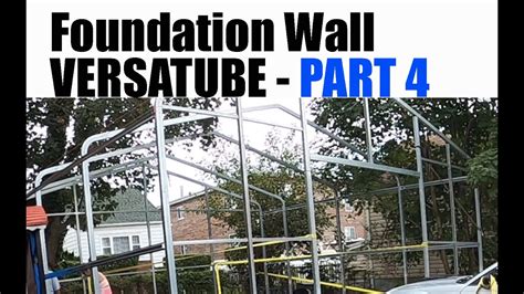 Making The Foundation Wall Part 4 Versatube Metal Garage Installation