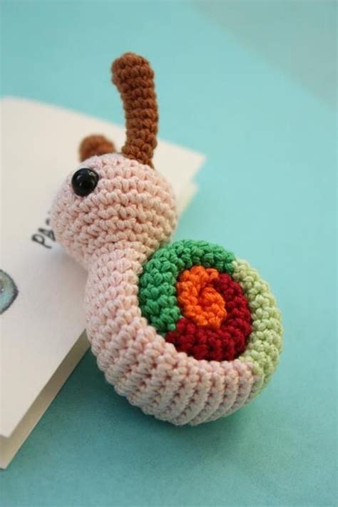 Fun Snail Crochet Pattern Amigurumi Toy Tutorial Printable Etsy In Crochet Snail