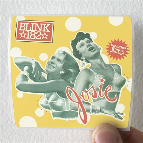 Blink 182 Josie Everythings Gonna Be Fine Album Cover Sticker