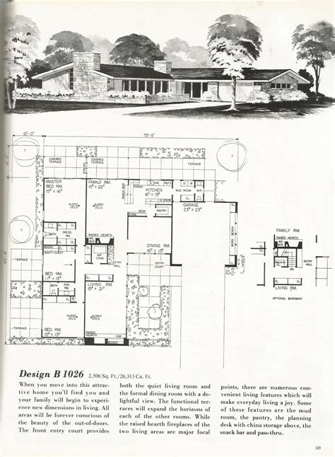 Mid Century Modern Home Plans Book Flooring Images