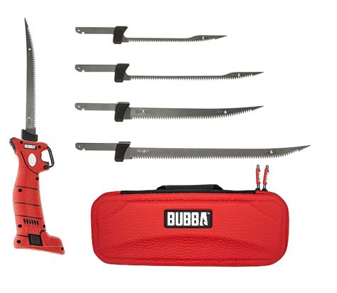 Bubba Lithium Ion Cordless Electric Fillet Knife 4 Blades Li Ion