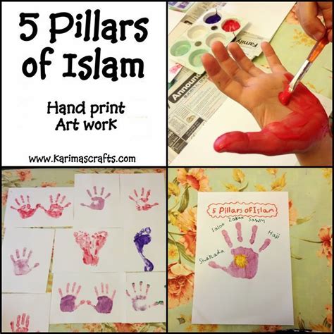 Karimas Crafts 5 Pillars Of Islam Crafts 30 Days Of Ramadan Crafts
