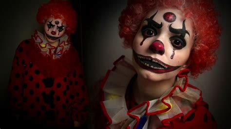 Horror Clown Makeup Tutorial Spooktober Youtube