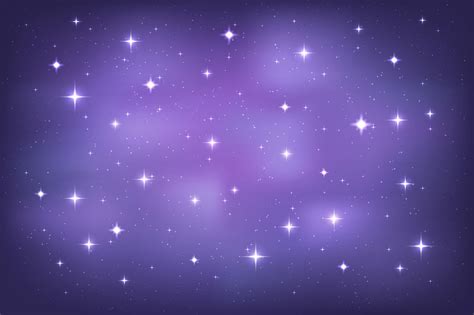 Purple Vast Universe Starry Sky Bokeh Background For Baby Backdrop