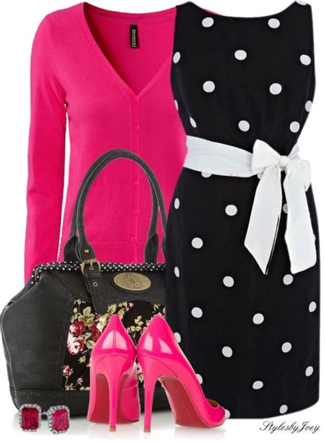 Pink Black Fashion Fashion Outfits Clothes
