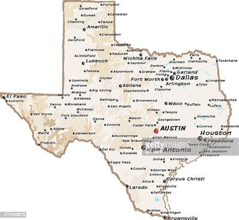 Mapa De Dallas Texas Con Nombres