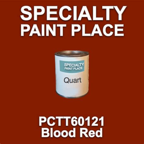 Pctt60121 Blood Red Ppg Touch Up Paint Quart Can