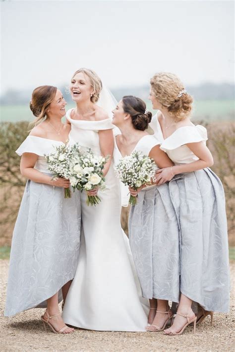 Elegant Bridesmaids Separates Two Pieces In Surrey Wedding Hannah