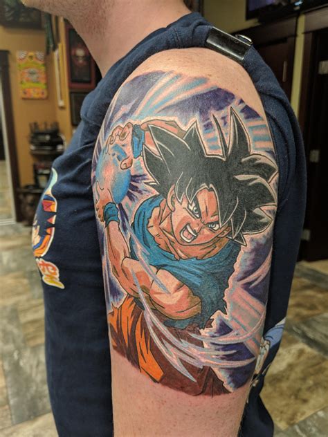 Awesome Goku Ui Tattoo I Got Done By Kris Over At Neon Dragon Tattoo