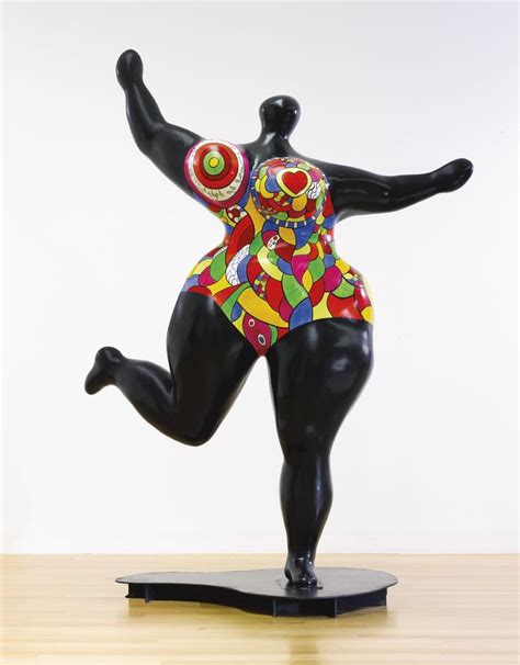 Black Standing Nana Niki De Saint Phalle Mannequin Art