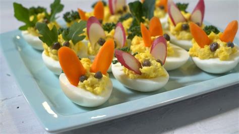 How To Make Easter Deviled Eggs As Bunnies Easter Appetizers Clean