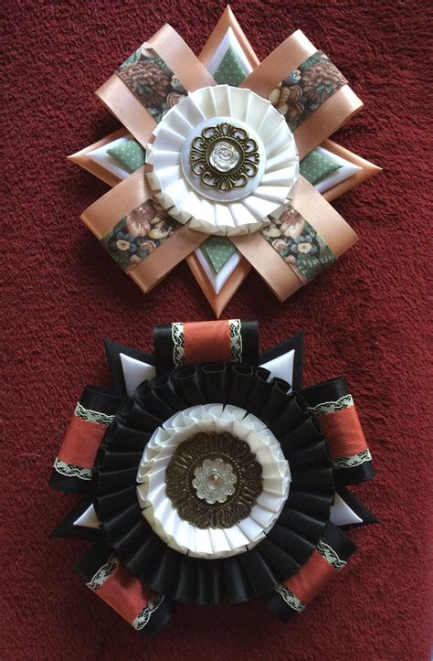 Rosettes With Vintage Ribbon Accents How To Make Ribbon Vintage