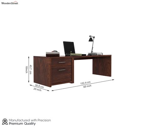 Buy Cambria Study Table Walnut Finish Online In India At Best Price