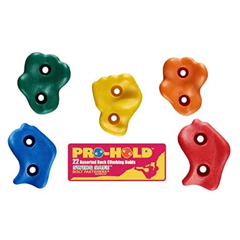 22 Assorted Deluxe Rock Climbing Holds For Kids Outdoor Climbing