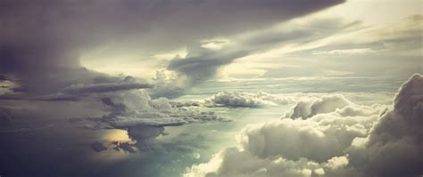 Sea Of Clouds Ultra Wide Clouds Sky Hd Wallpaper Wallpaper Flare