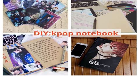 Diy Kpop Notebook دفتر كيبوب Youtube