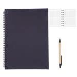 Big A4 Size Spiral Notebook For Bullet Journal Dotted Paper Black