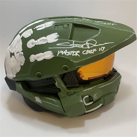 Steve Downes Autographed Signed Halo Master Chief Helmet W Handprint