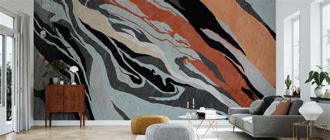 Abstract Pattern Decorate With A Wall Mural Photowall