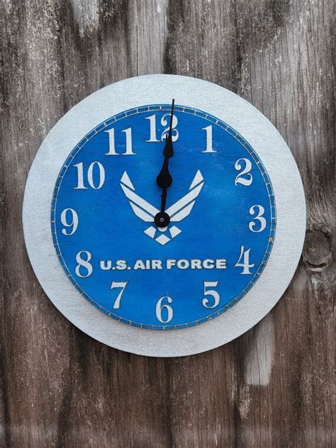 U S Air Force Clock Etsy