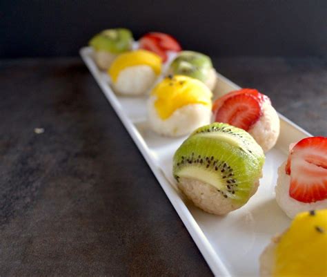 Thai Sticky Rice Balls W Assorted Fruit Delightfully Full Recipe