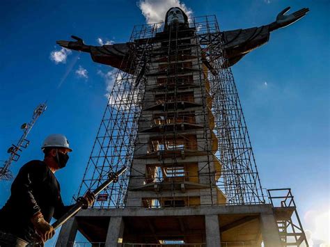 Photos Brazil Building New Giant Christ Statue Taller Than Rios