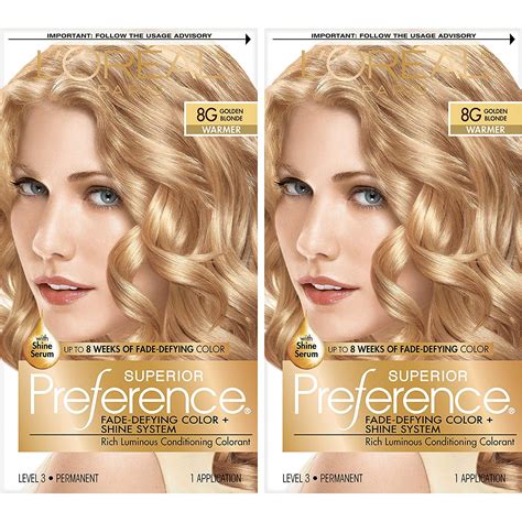 L Or茅al Paris Superior Preference Fade Defying Shine Permanent Hair