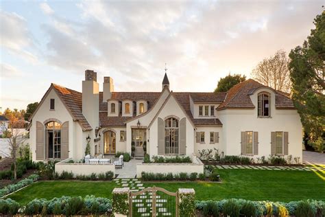 French Country Front Courtyard Dream House Exterior