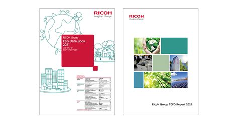 Ricoh Publishes The Ricoh Group Esg Data Book 2021 And The Ricoh Group