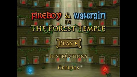 Fireboy And Watergirl In Temple Of Forest Youtube