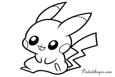 Pichu Pokemon Kleurplaat Pokemon Dibujos Colorear Dibujos Pokemon
