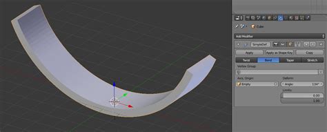 How To Curve A Flat Object Blender Stack Exchange