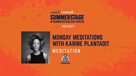 Monday Meditation With Karine Plantadit Part 1 Youtube