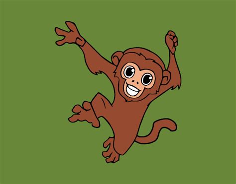 To clarify the list of pictures that you see: Colored page Baby capuchin monkey painted by Jennifer