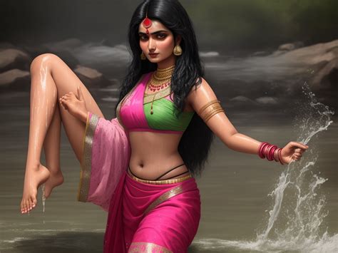 G N Rateur D Art Ai Partir D Un Texte Hot Indian Naked Girl With