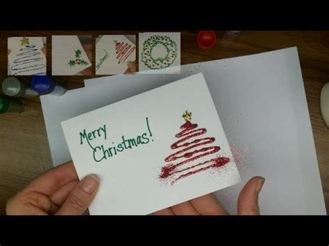 Maybe you would like to learn more about one of these? Craft: Make your own Glitter Christmas Cards! (Part 1) - YouTube