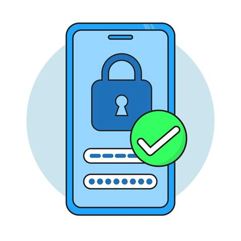Password Verification User Authorization Smartphone With A Login
