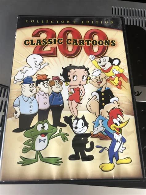 200 Classic Cartoons Collectors Edition Dvd Felix Beatty Boop
